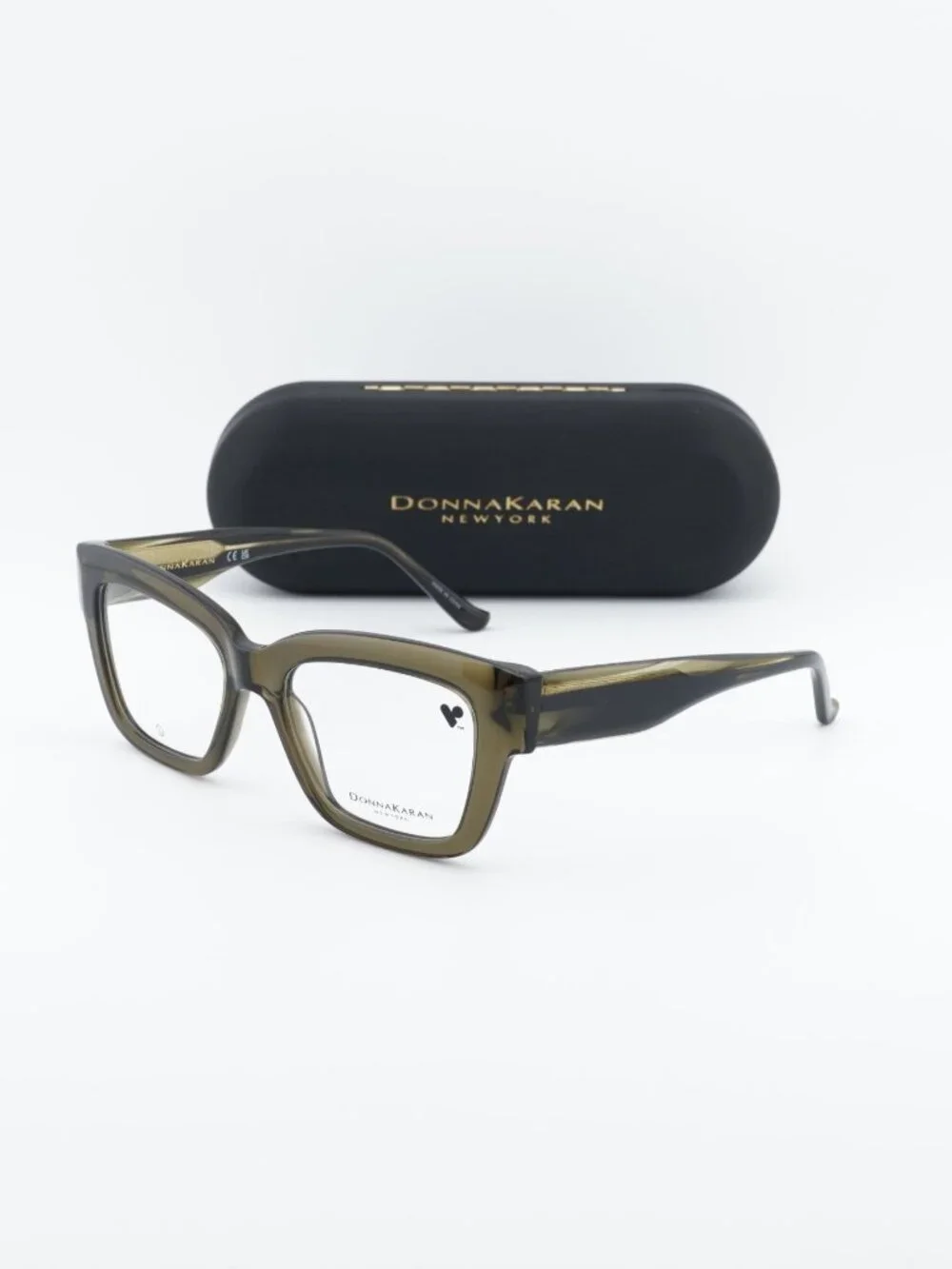 Donna Karan DO5014 315 Cat Eye Eyeglasses 53mm - Olive